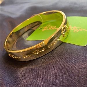 NWT Lilly Pulitzer Gold Bangle